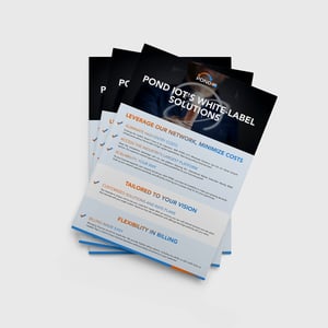 Coverage of POND White Label Solutions brochure