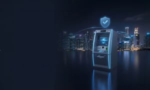 Secure ATM connectivity with multi-carrier SIM and automatic failover