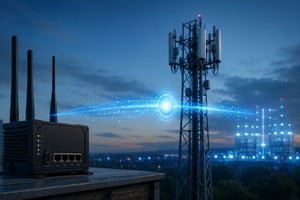Industrial router authenticating to a cellular network