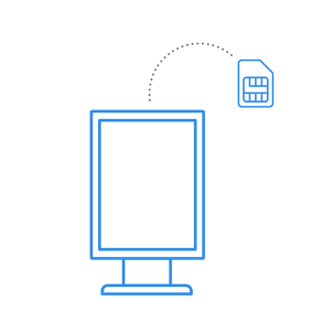 digital signage sim