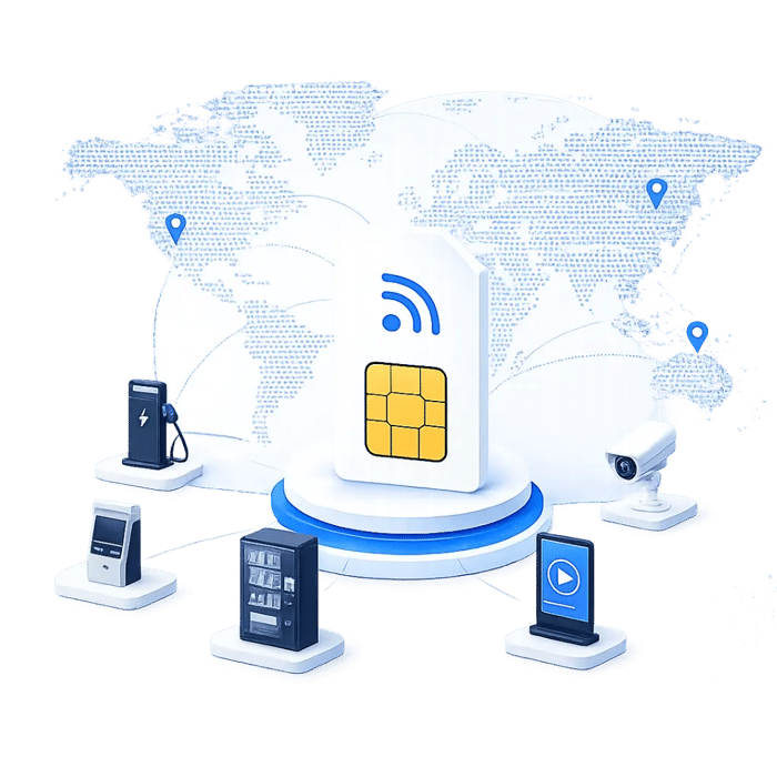 Global SIM connectivity for payment terminals, ATMs, security cameras, and other IoT devices