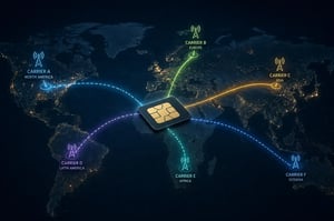 Multi-IMSI SIM with global carrier connectivity