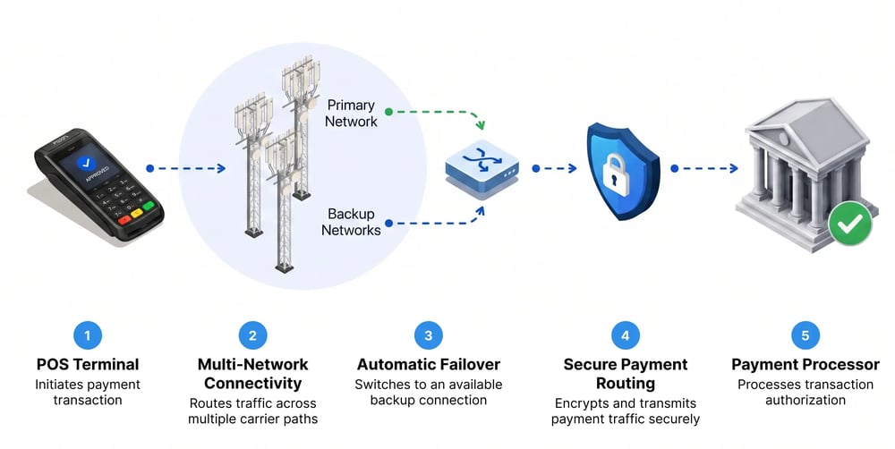 POS connectivity failover architecture diagram