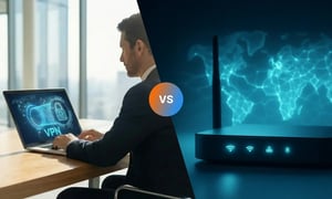 Visual comparison of VPN and APN for business connectivity and secure networks