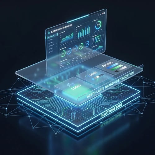 Connectivity dashboard for white-label solution