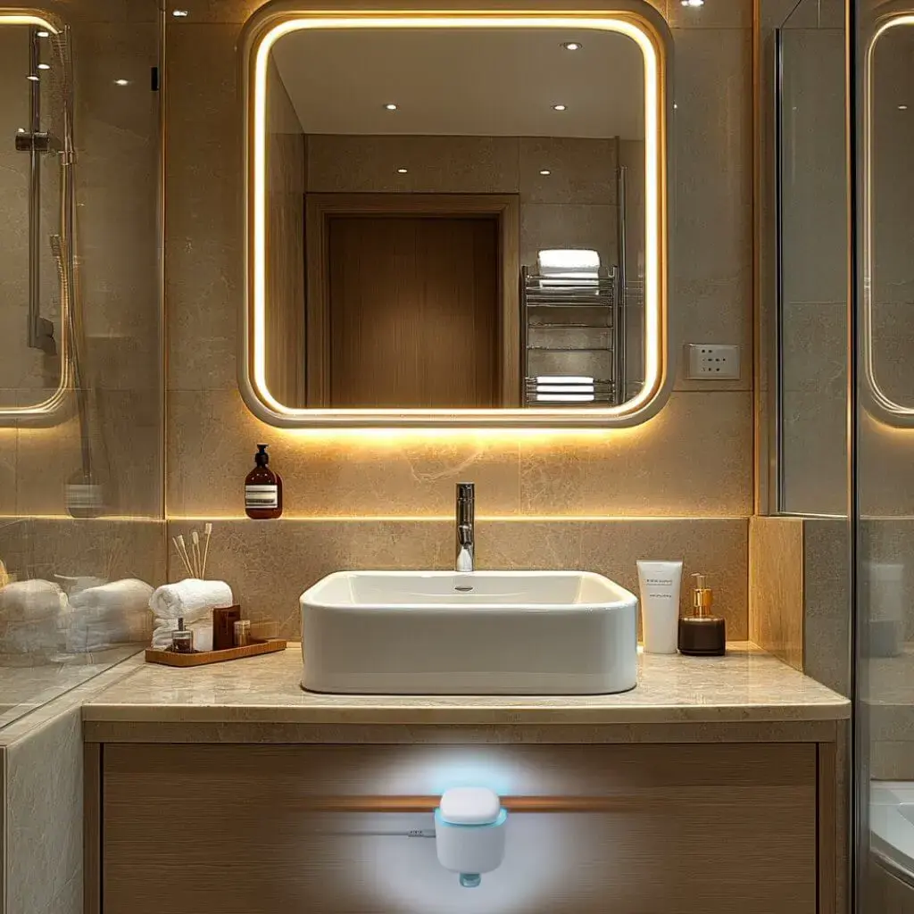 Bathroom of a luxury hotel room Bathroom of a luxury hotel room